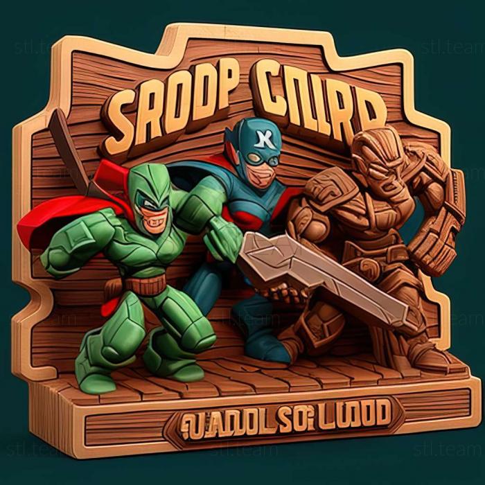 3D model Marvel Super Hero Squad Comic Combat game (STL)